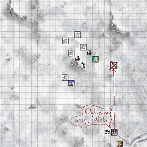 Current DE move with map