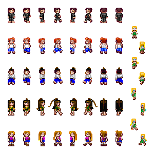 BSG Sprites - Clothed