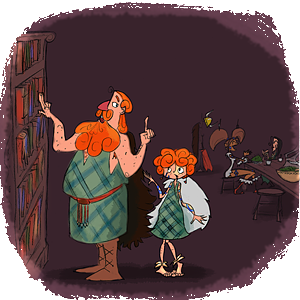 Addy and Daddy Hit the Books COLOR