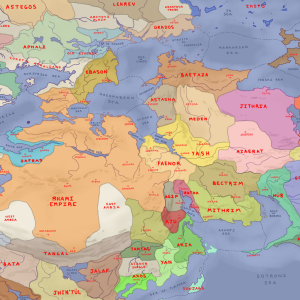 Territories and Realms of Central Aph's Antiquity before the Ascension of the Aazorites