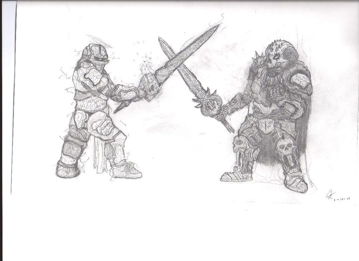 Aazua and Amerath - Fight Scene