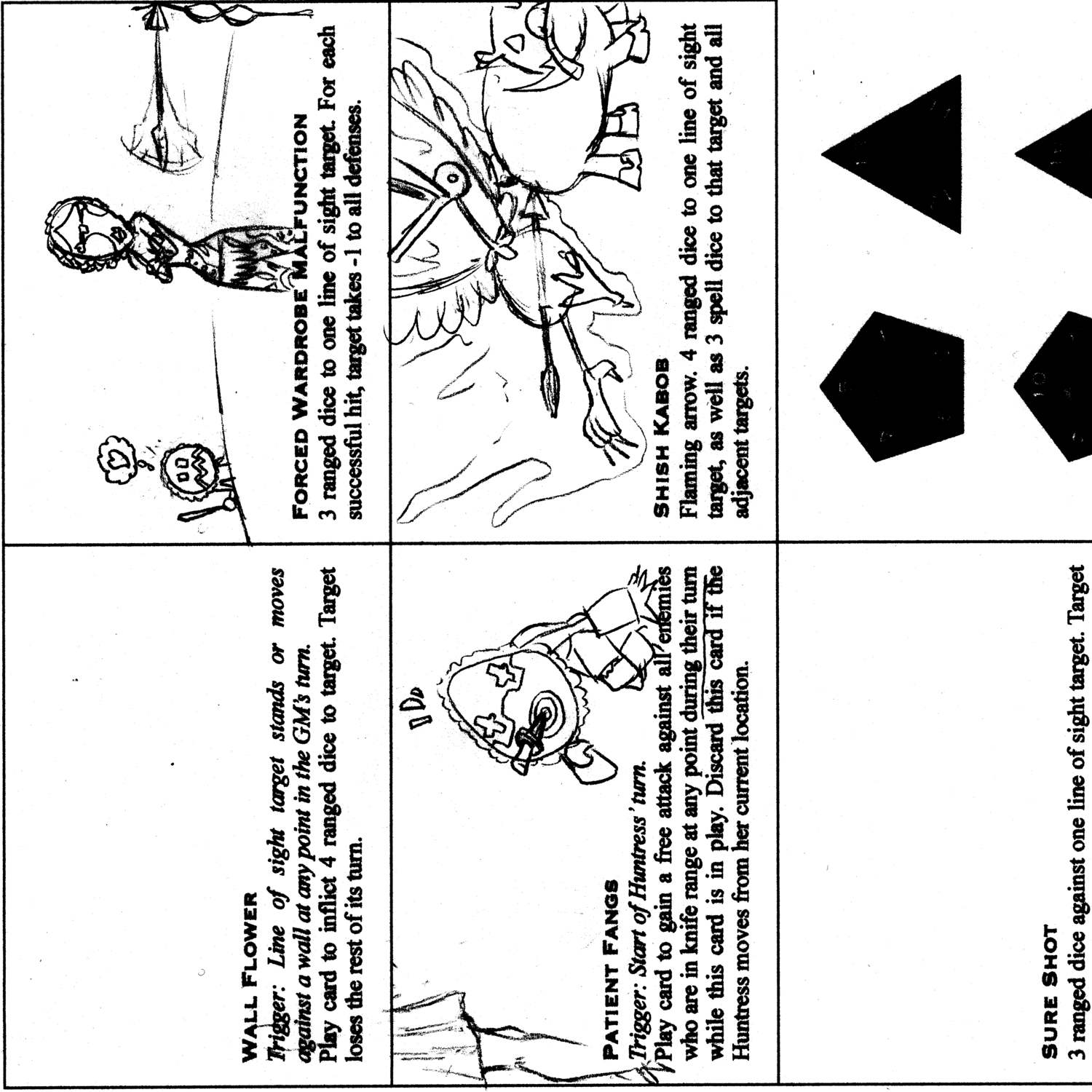 Ability Sketches - Huntress