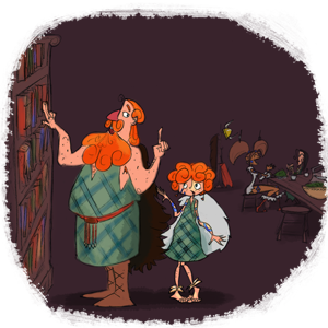 Addy and Daddy Hit the Books COLOR