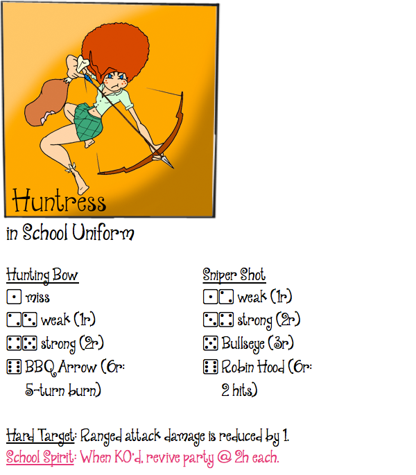 Barbarian Schoolgirls - Huntress