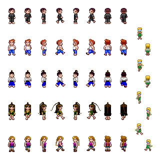 BSG Sprites - Clothed