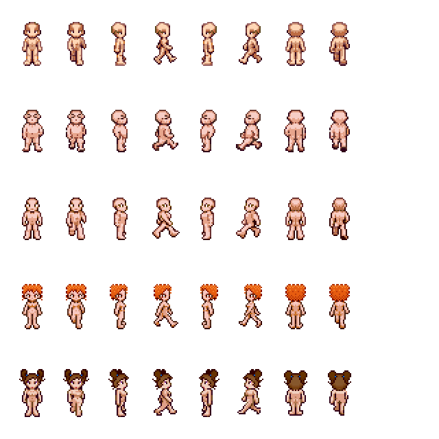 BSG Sprites - naked