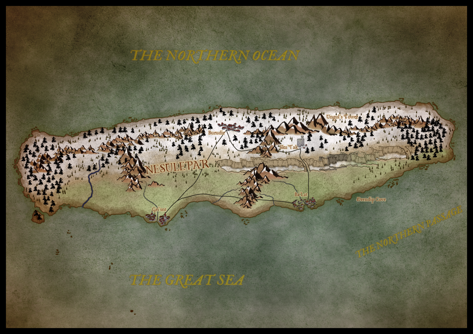 NESULEPAR - the Northlands of Numenol