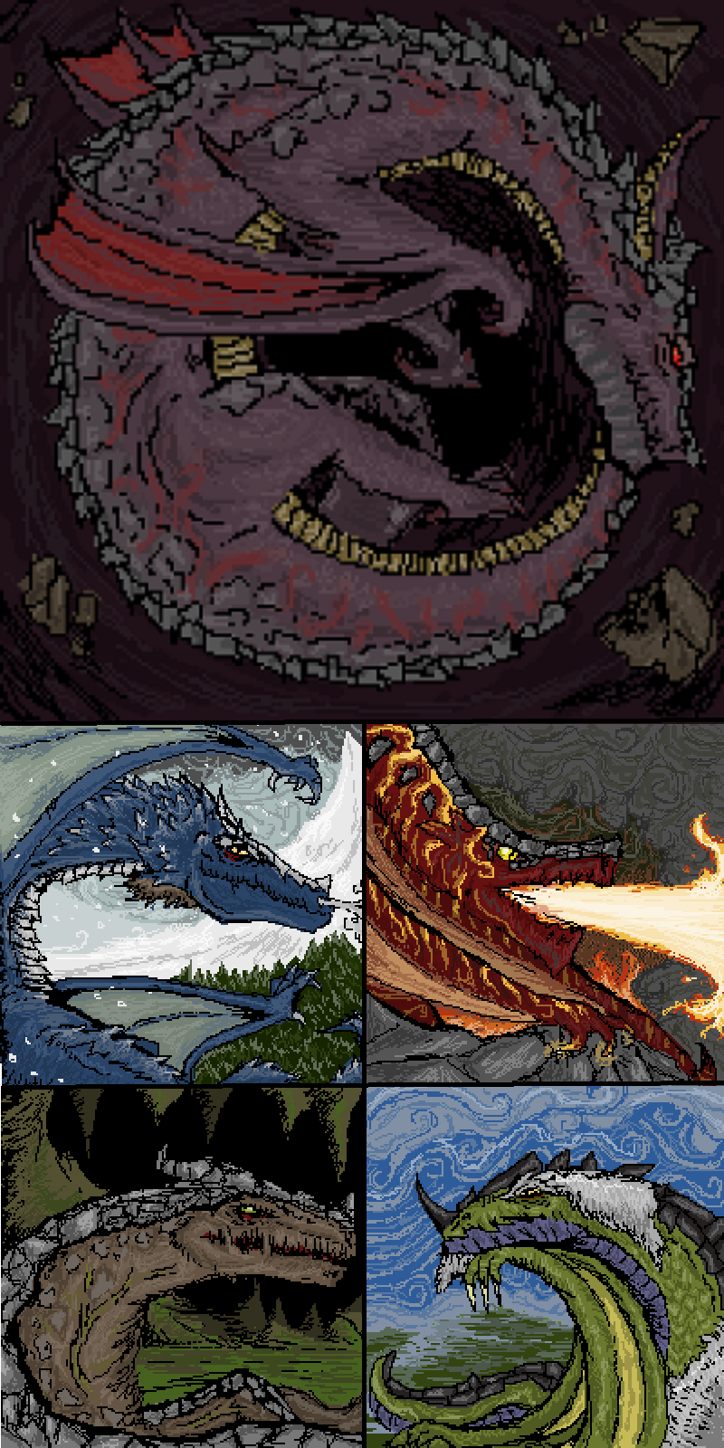 The 5 Father Wyverns of Aph