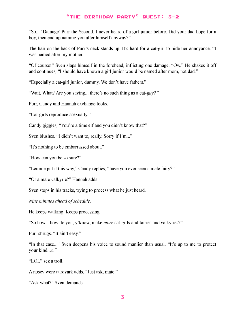 The Birthday Party Quest 3-2, page 03
